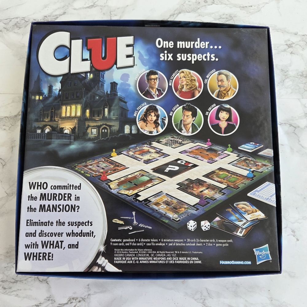Hasbro Gaming Clue® Board Game - Picture 3 of 4